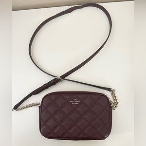 Kate Spade small Crossbody Burgundy color